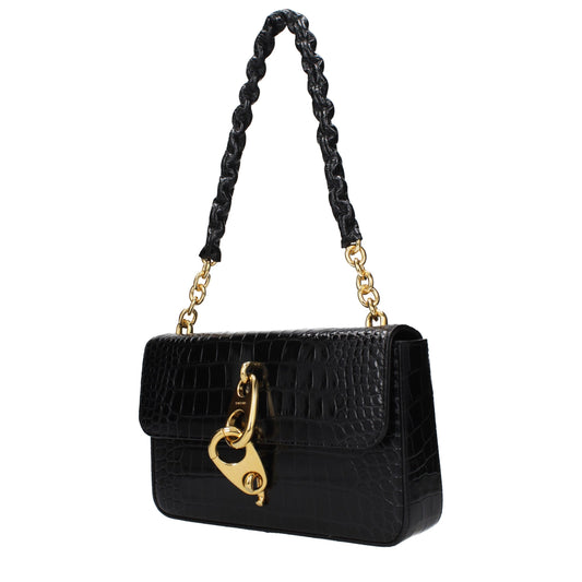 Tom Ford Black Leather Shoulder Bag