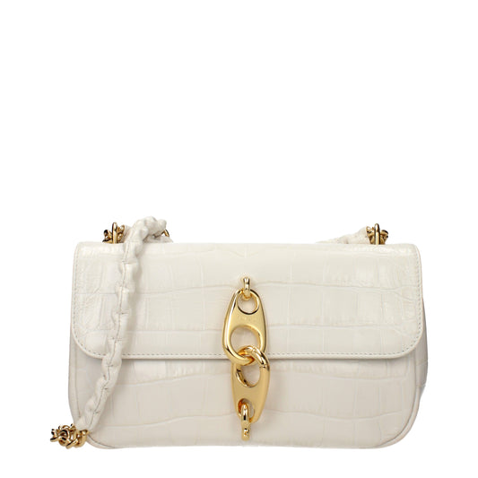 Tom Ford White Leather Shoulder Bag