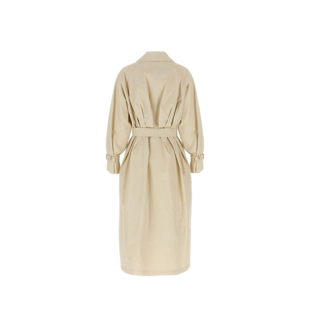 Max Mara Beige Cotton Coat